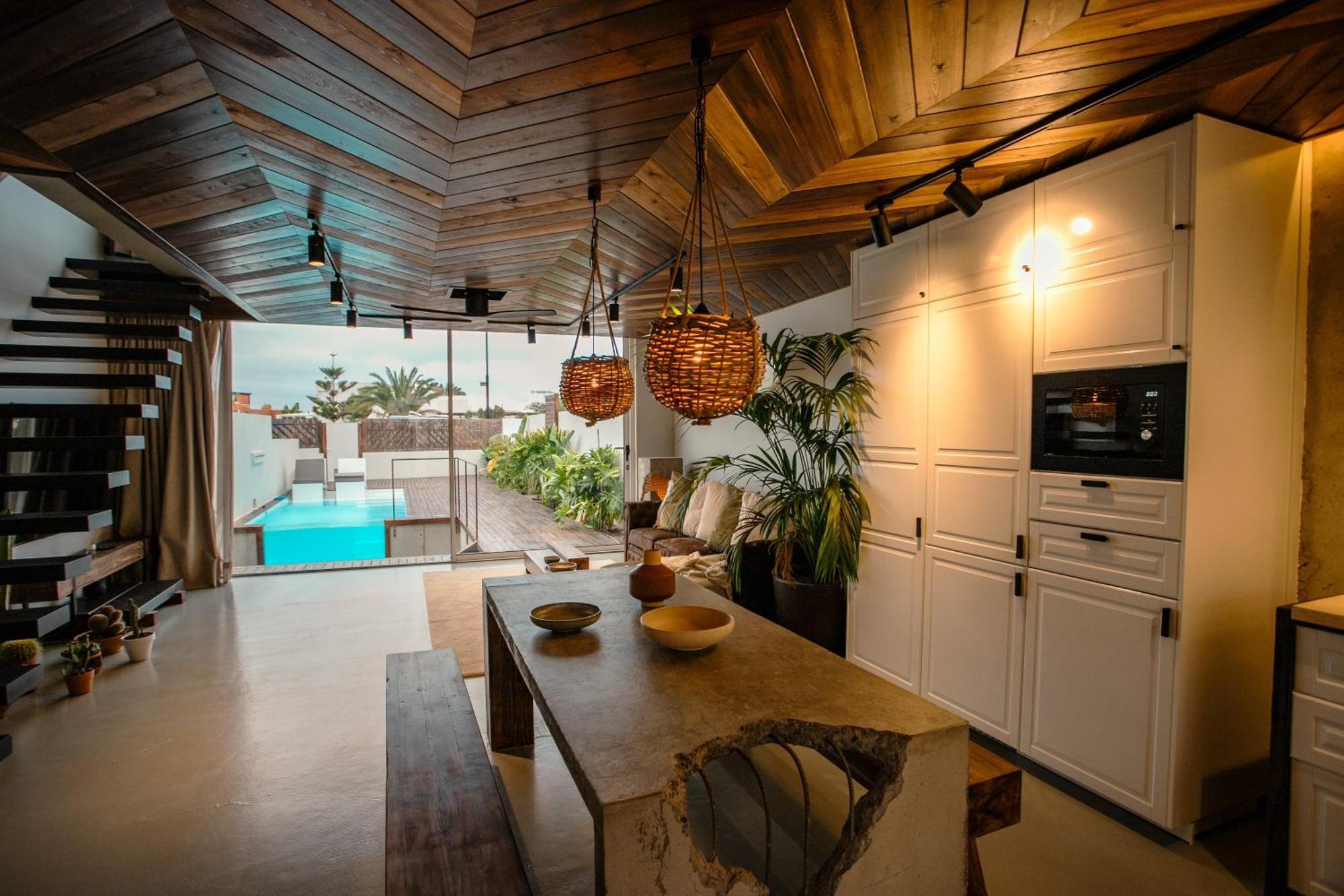 Casa Ouira Chalet Con Piscina Privada Y Vistas Corralejo Eksteriør bilde