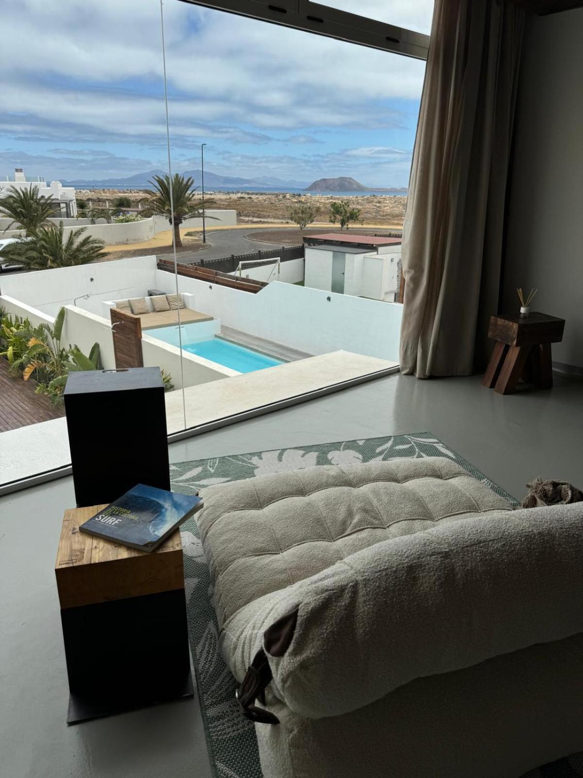 Casa Ouira Chalet Con Piscina Privada Y Vistas Corralejo Eksteriør bilde